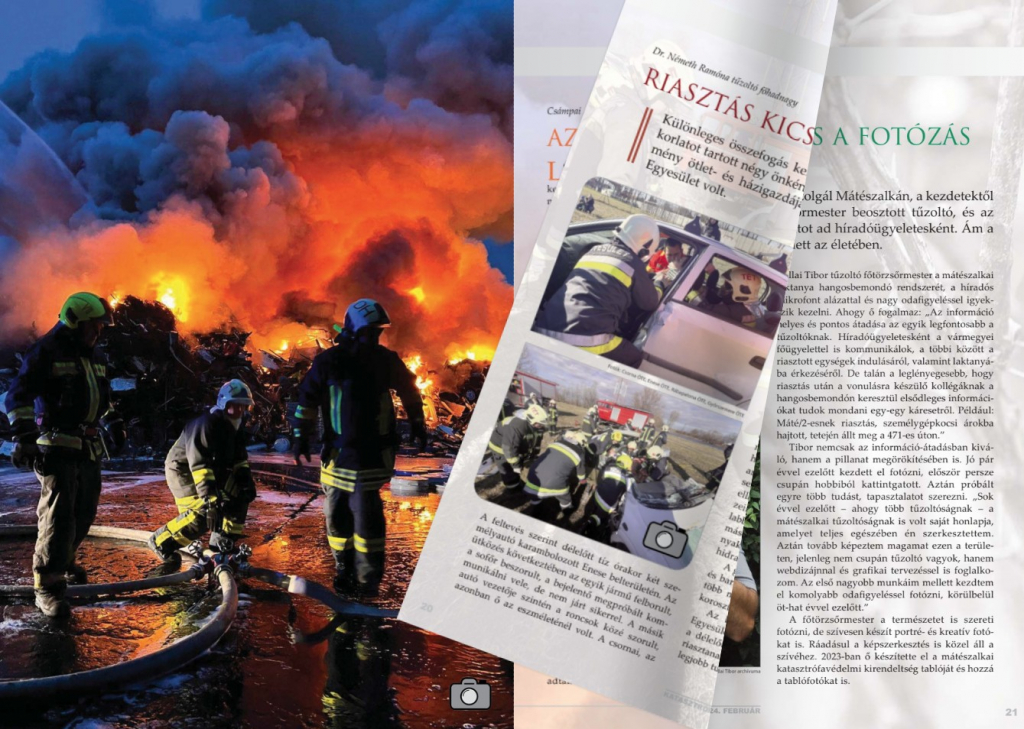 A BM Országos Katasztrófavédelmi Főigazgatóság tűz-, polgári védelmi és iparbiztonsági magazinja