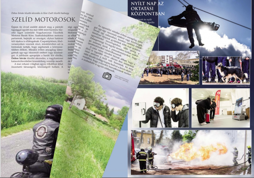 A BM Országos Katasztrófavédelmi Főigazgatóság tűz-, polgári védelmi és iparbiztonsági magazinja