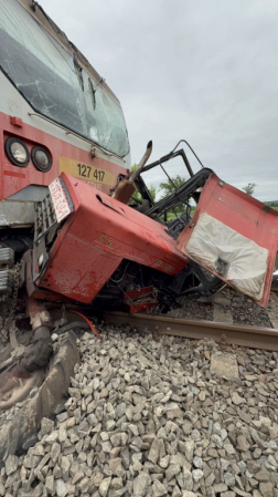 A traktor roncsa