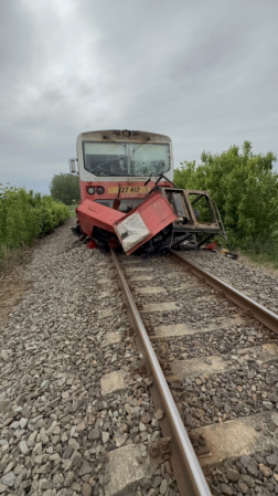 A traktor roncsa