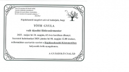 gyászjelentés