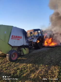 	az égő traktor