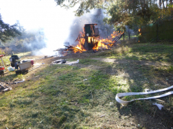 az égő melléképület