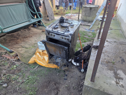 A Földesen kiégett tűzhely