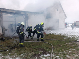 tűzeset Ebes közelében