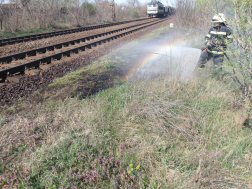 Szabadtéri tűz oltása